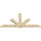 Ekena Millwork Kennewick Rough Sawn Timber Gable Bracket, Douglas Fir, 84"W x 42"H x 2"D x 6"F, 12/12 Pitch GBW084X42X0206KEN00RDF - alternate 3